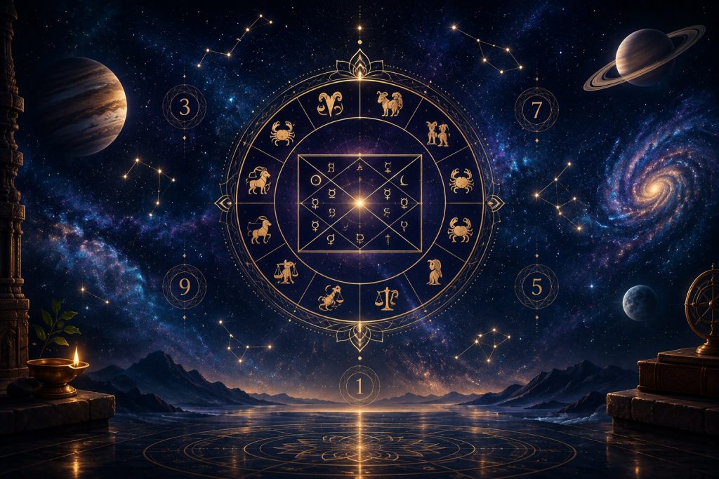 Astro Laab homepage cosmic astrology hero