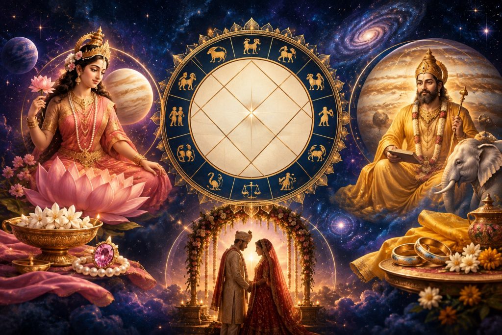 Elegant Vedic astrology Navamsa D-9 chart concept: circular divisional chart